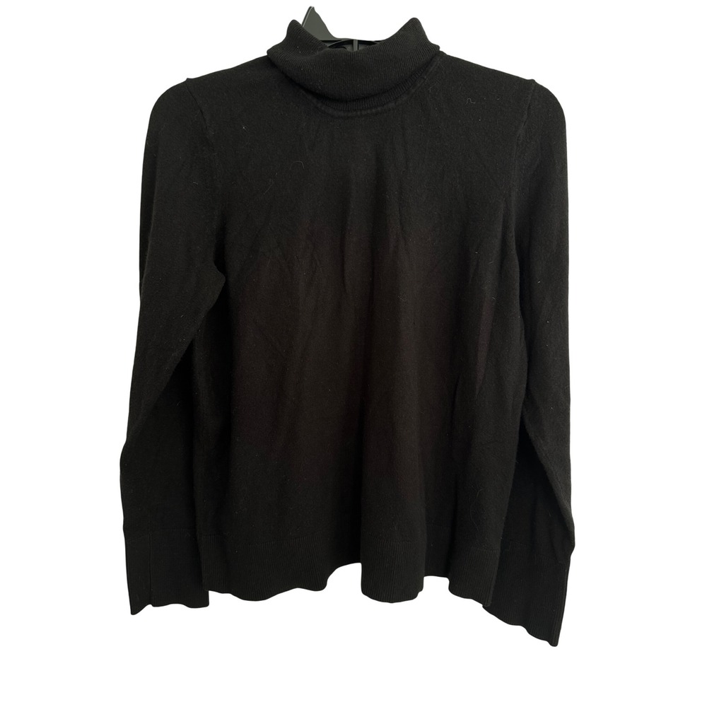 Free Assembly Black Turtleneck Long Sleeve Sweater Womens Size L